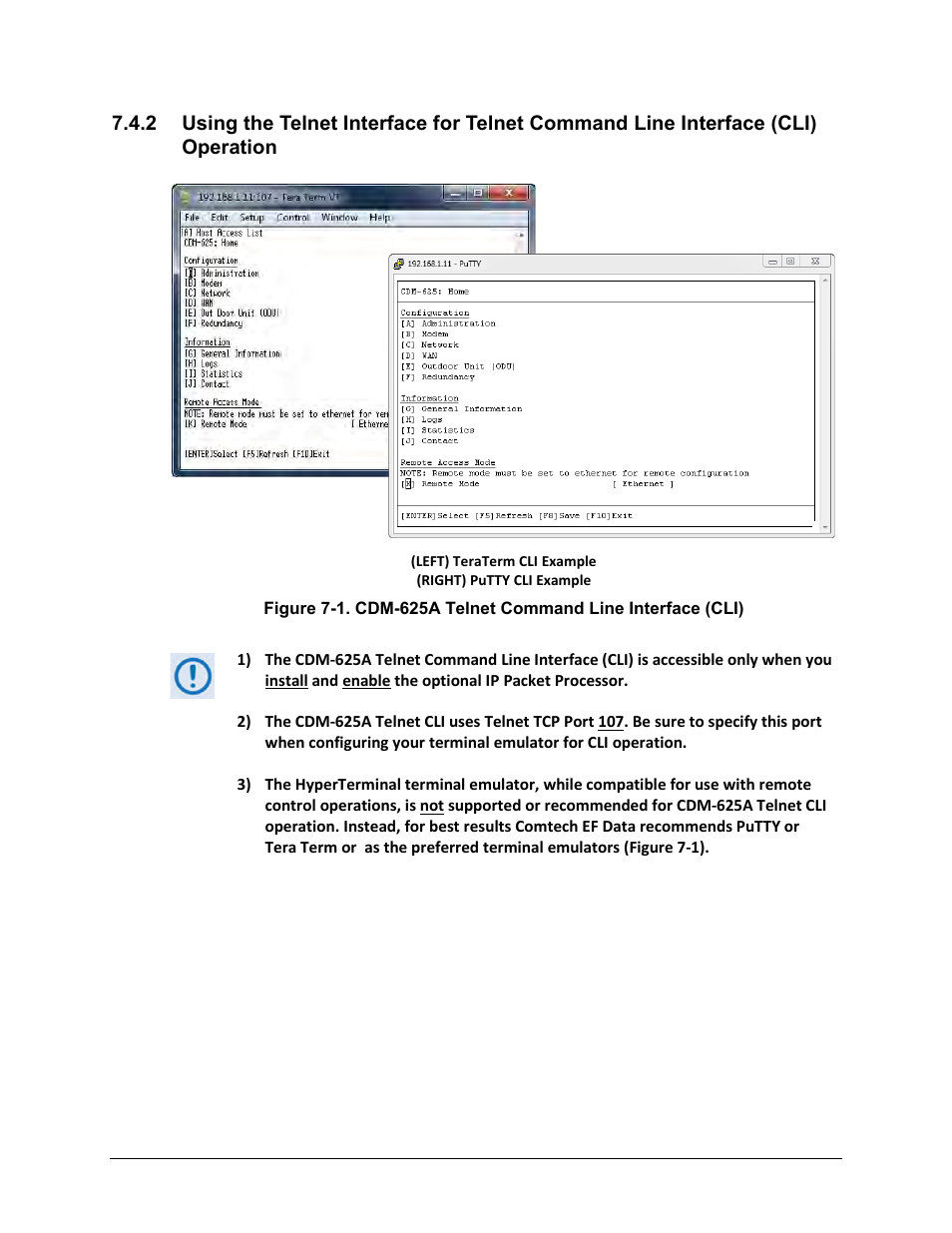 Comtech EF Data CDM-625A User Manual | Page 237 / 756