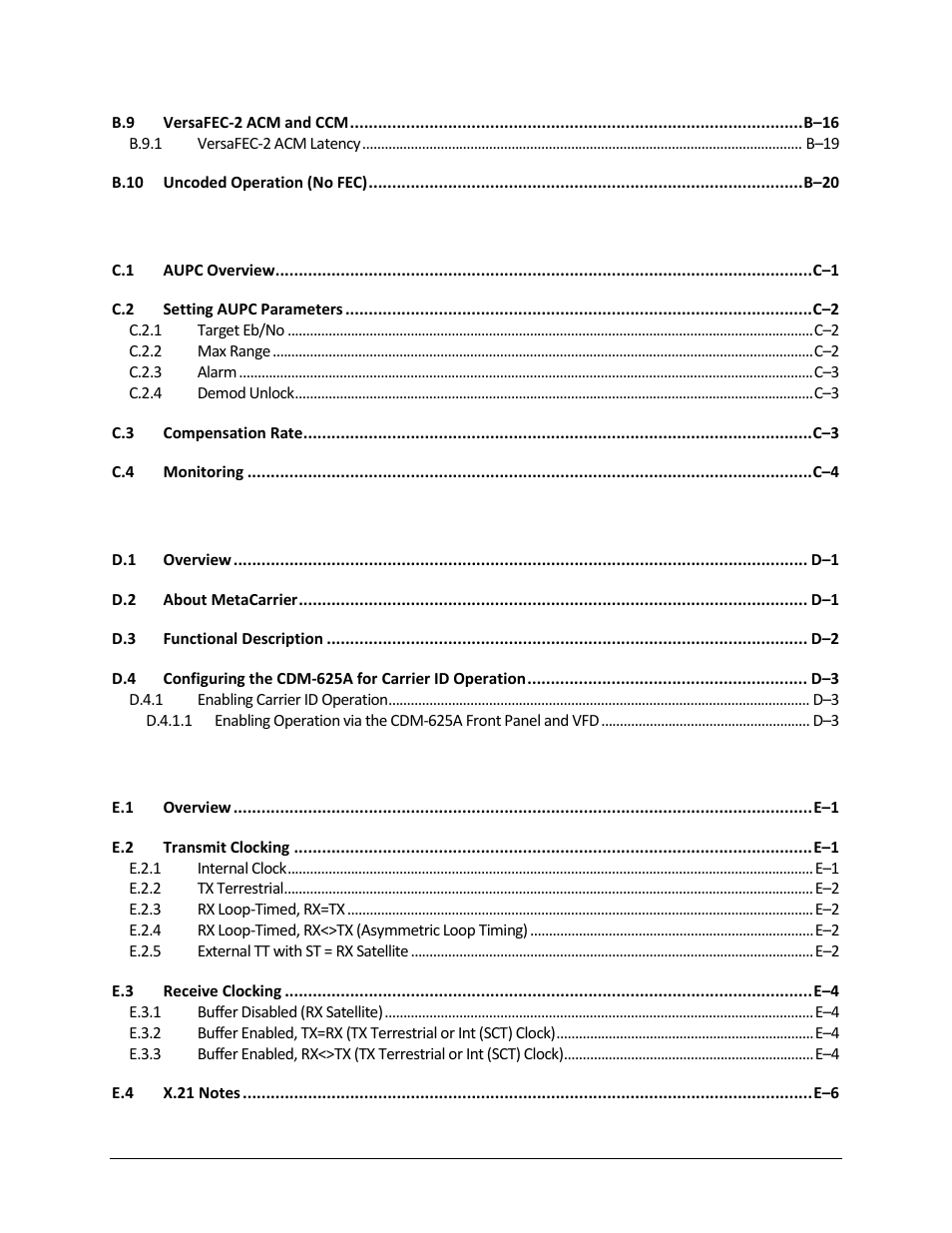 Comtech EF Data CDM-625A User Manual | Page 25 / 756