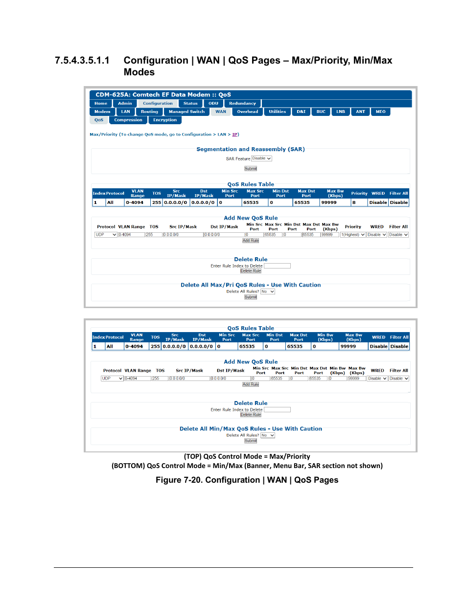 E figure 7-20 ) | Comtech EF Data CDM-625A User Manual | Page 270 / 756