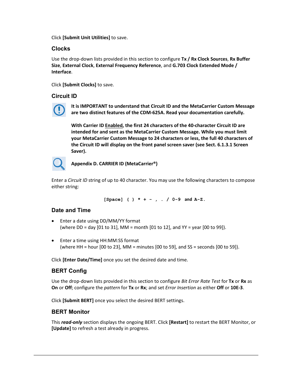 Comtech EF Data CDM-625A User Manual | Page 282 / 756