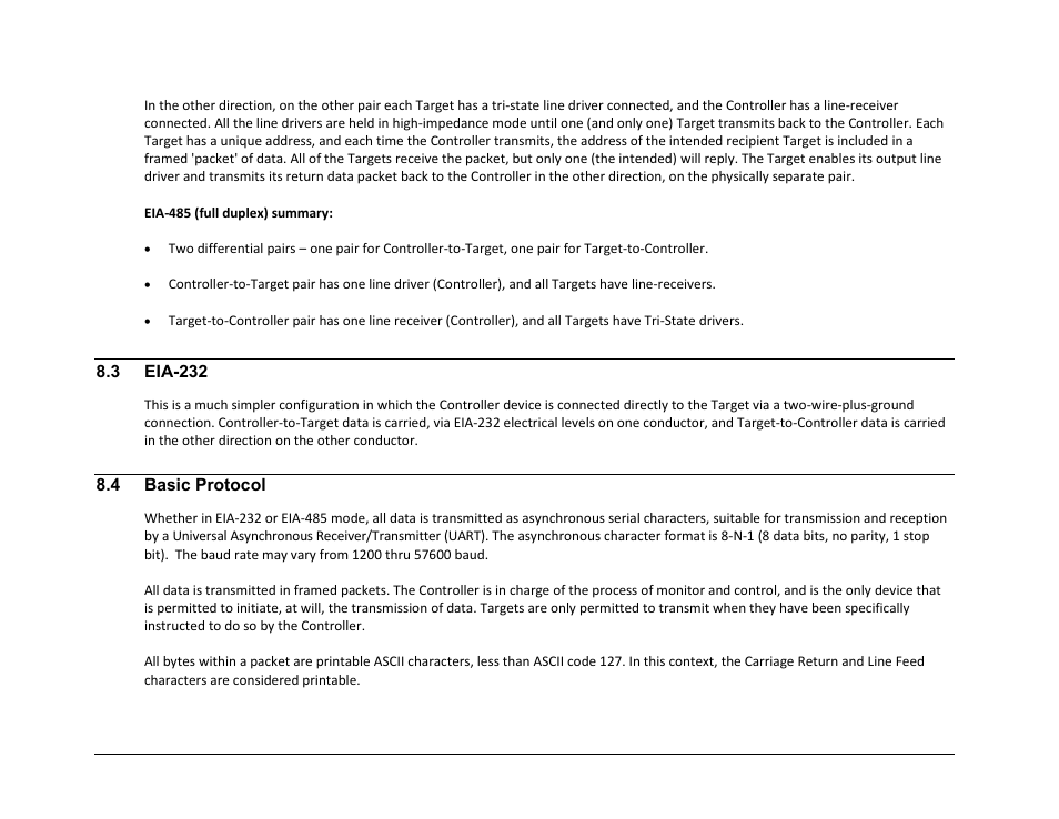 3 eia-232, 4 basic protocol | Comtech EF Data CDM-625A User Manual | Page 314 / 756