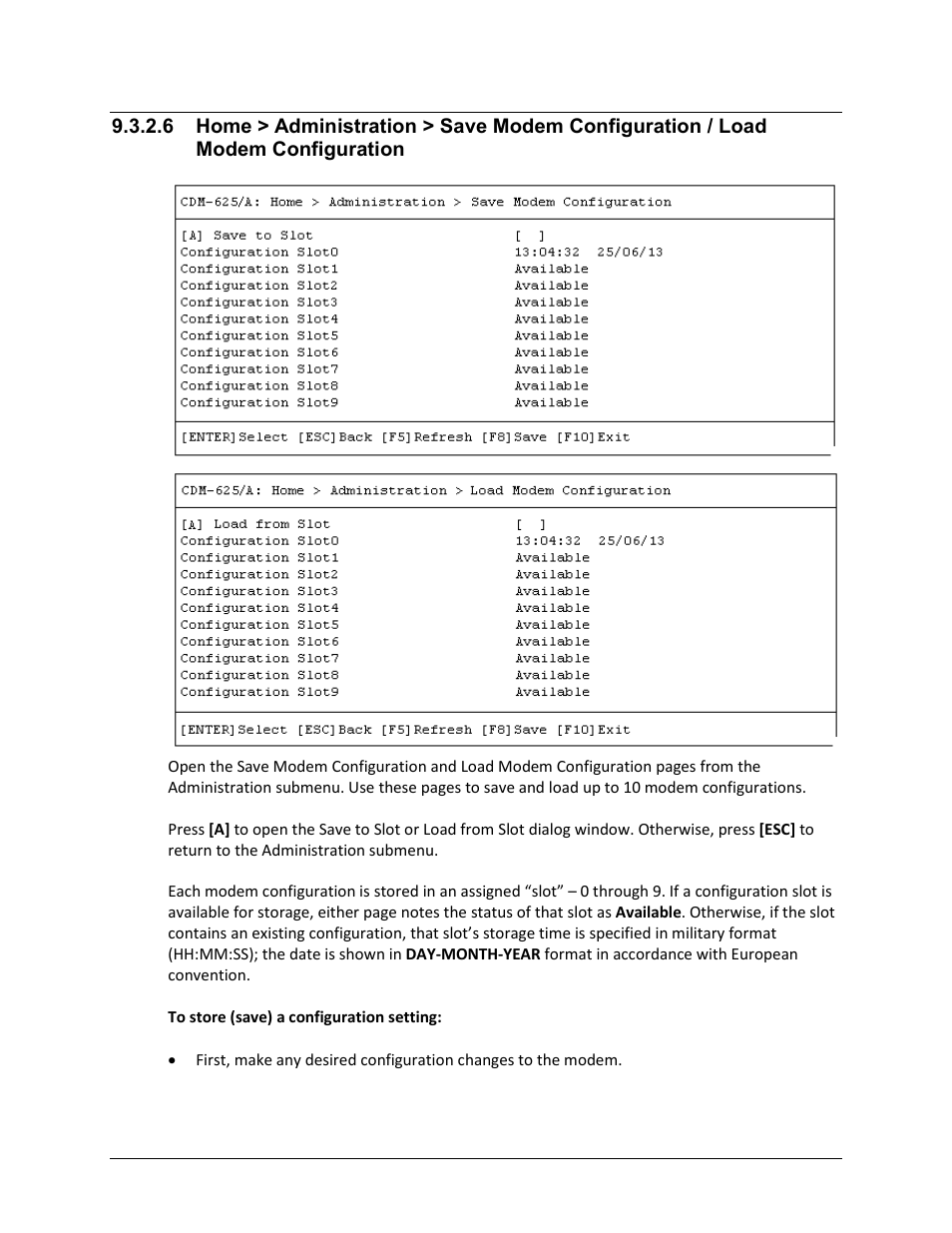 Comtech EF Data CDM-625A User Manual | Page 397 / 756