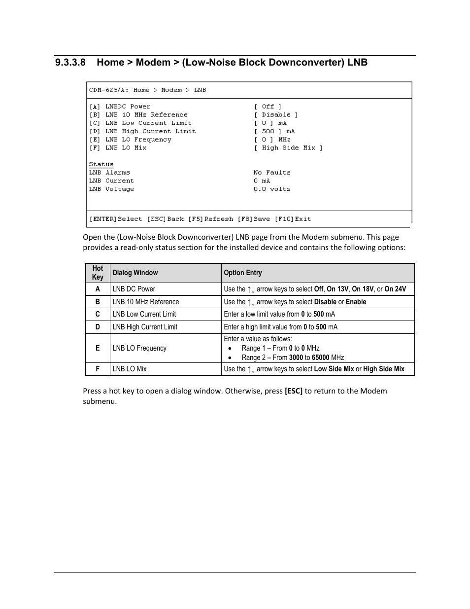 Comtech EF Data CDM-625A User Manual | Page 412 / 756