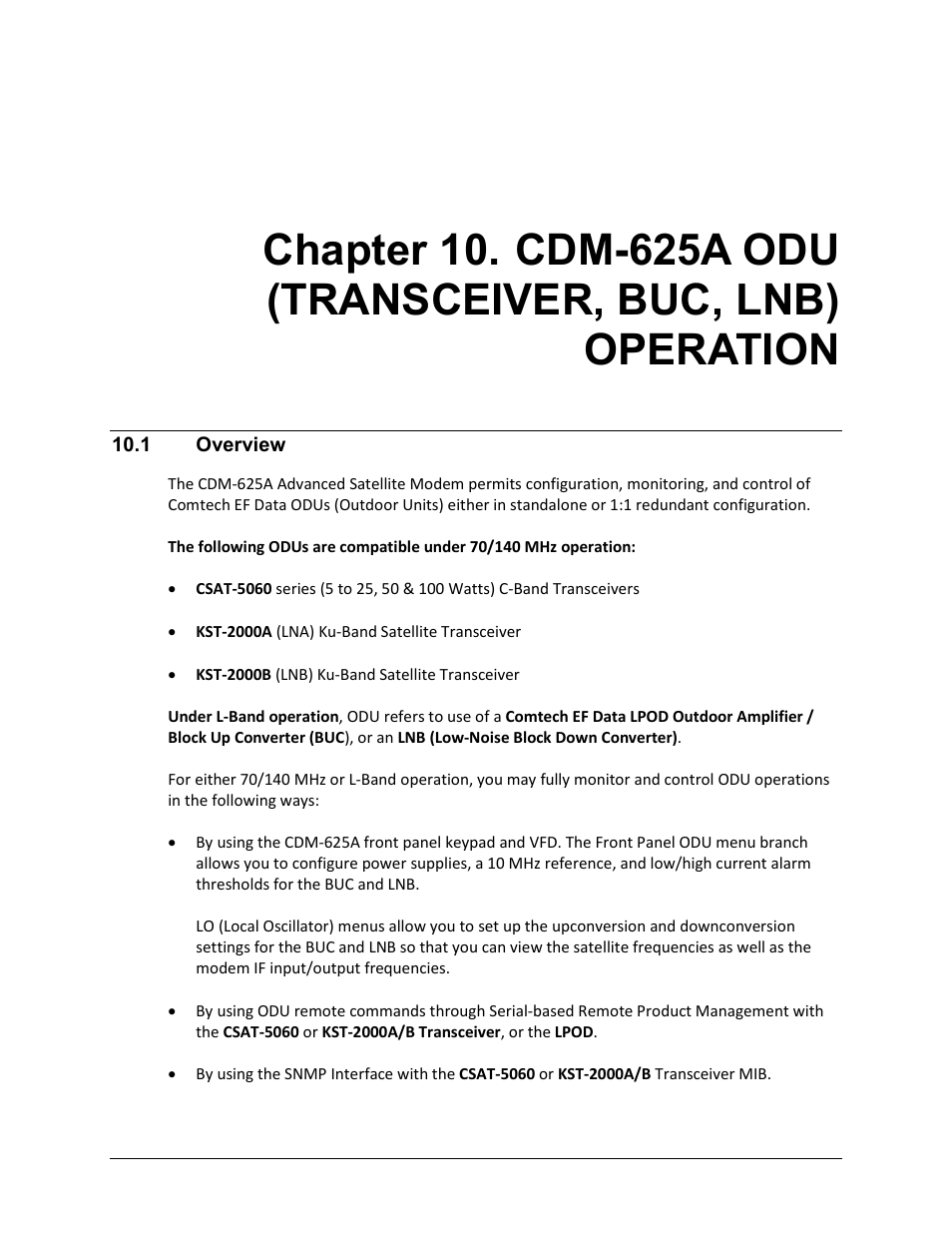 1 overview | Comtech EF Data CDM-625A User Manual | Page 469 / 756