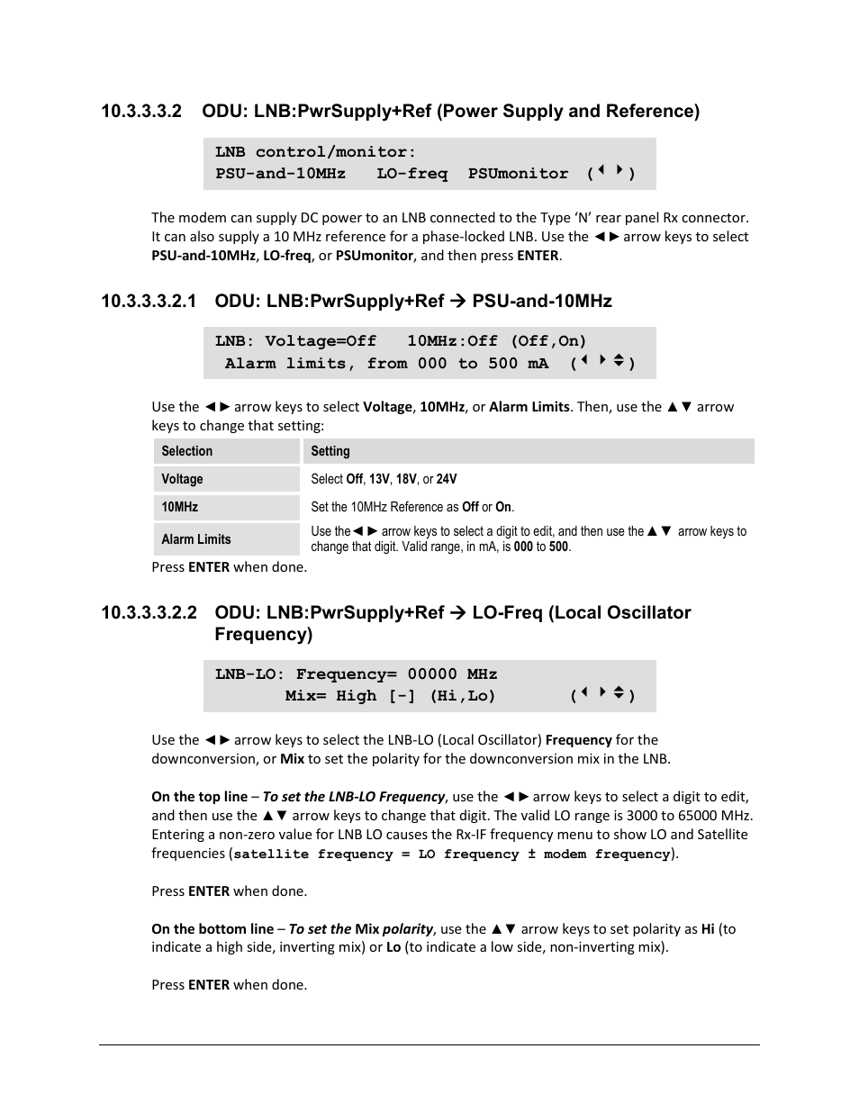 1 odu: lnb:pwrsupply+ref ( psu-and-10mhz, 1 odu: lnb:pwrsupply+ref  psu-and-10mhz | Comtech EF Data CDM-625A User Manual | Page 480 / 756