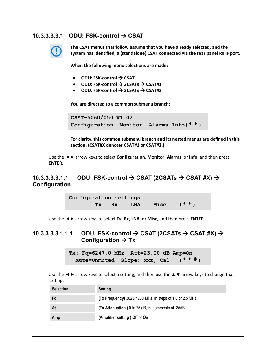 1 odu: fsk-control ( csat | Comtech EF Data CDM-625A User Manual | Page 483 / 756