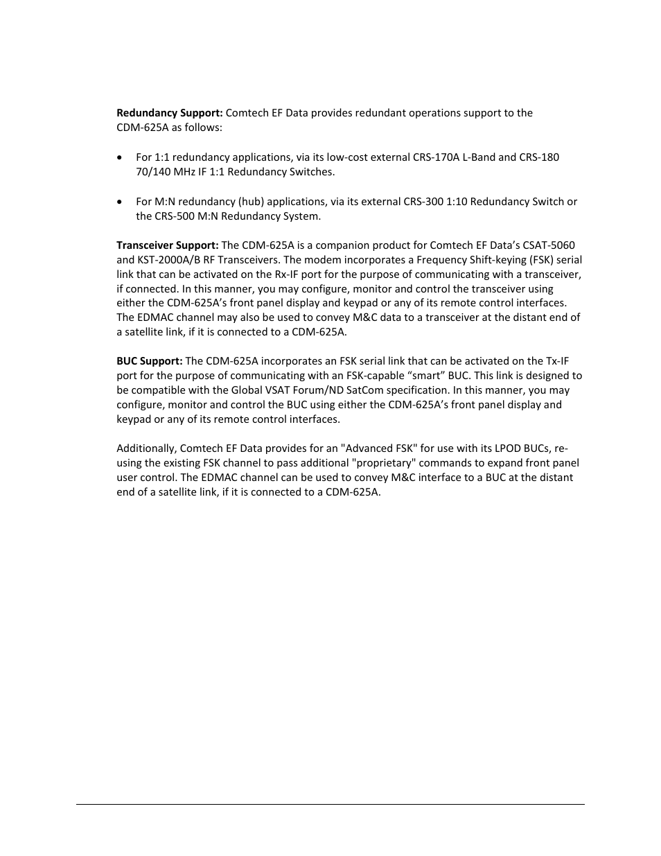 8 supporting hardware and software | Comtech EF Data CDM-625A User Manual | Page 53 / 756