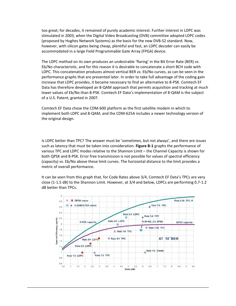 B.7.2 tpc vs. ldpc | Comtech EF Data CDM-625A User Manual | Page 545 / 756