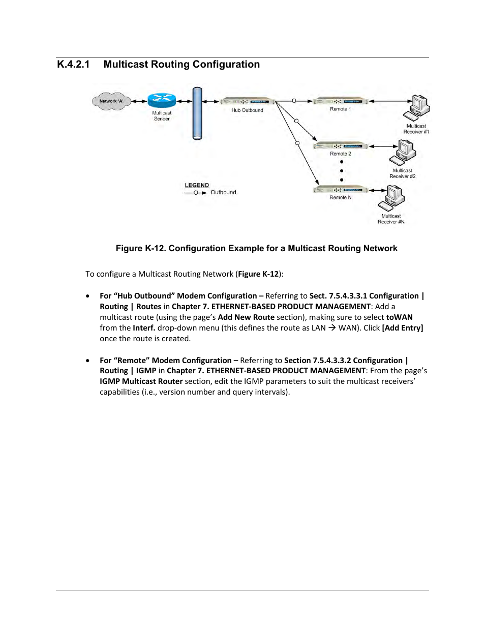 K.4.2.1 multicast routing configuration | Comtech EF Data CDM-625A User Manual | Page 660 / 756