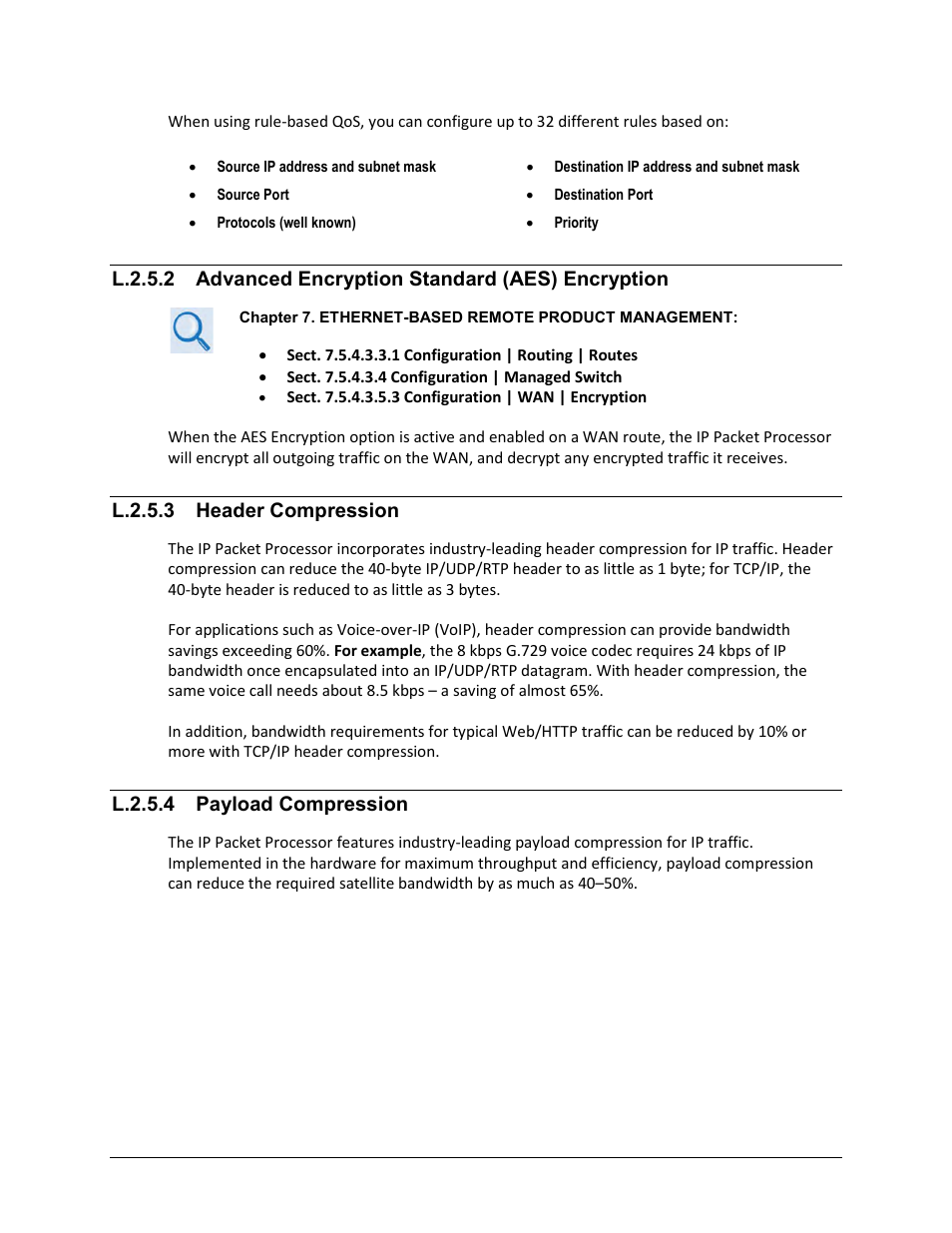 L.2.5.3 header compression, L.2.5.4 payload compression | Comtech EF Data CDM-625A User Manual | Page 670 / 756