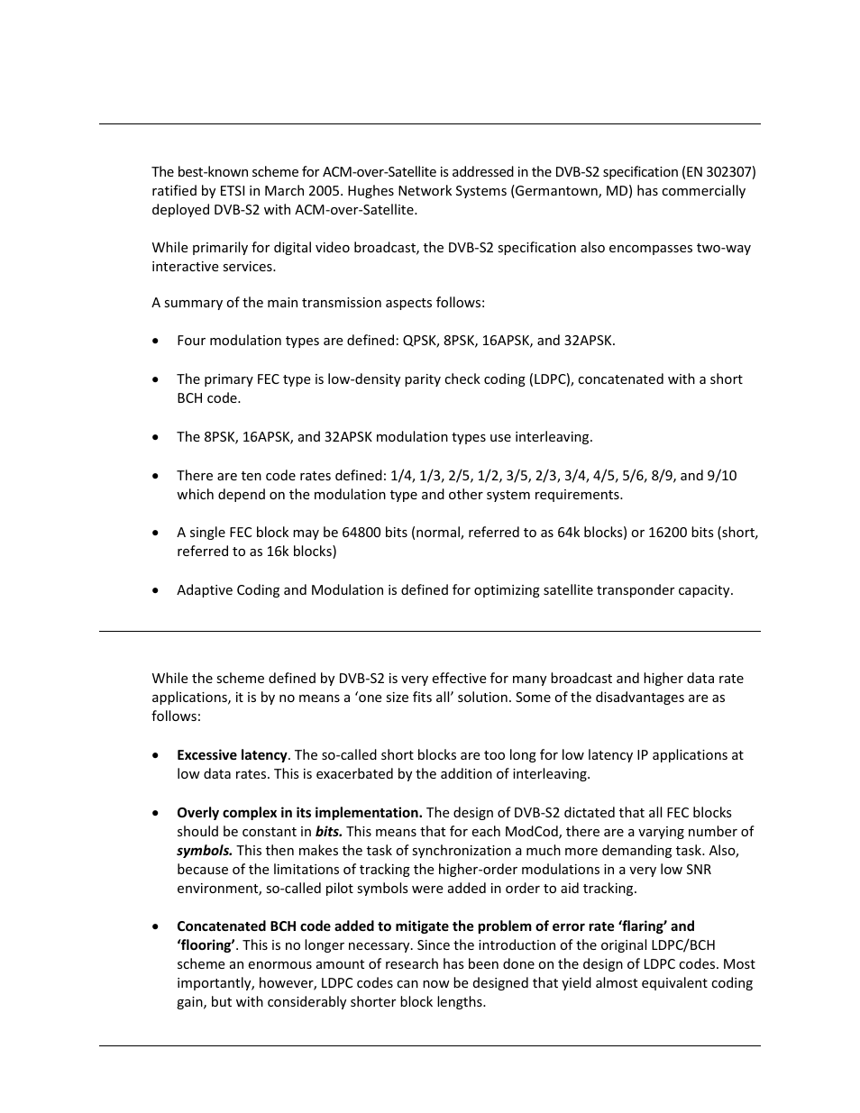 M.4 an existing satellite acm scheme, M.5 disadvantages of dvb-s2 | Comtech EF Data CDM-625A User Manual | Page 685 / 756