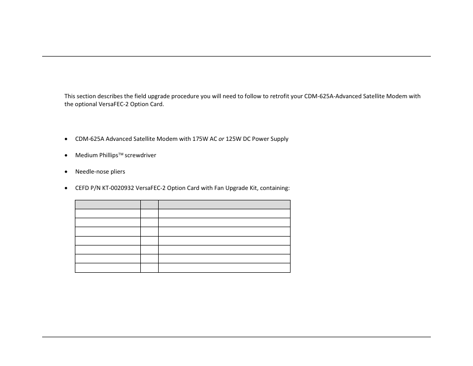 M.13.1 overview, M.13.2 requirements for field upgrade | Comtech EF Data CDM-625A User Manual | Page 705 / 756