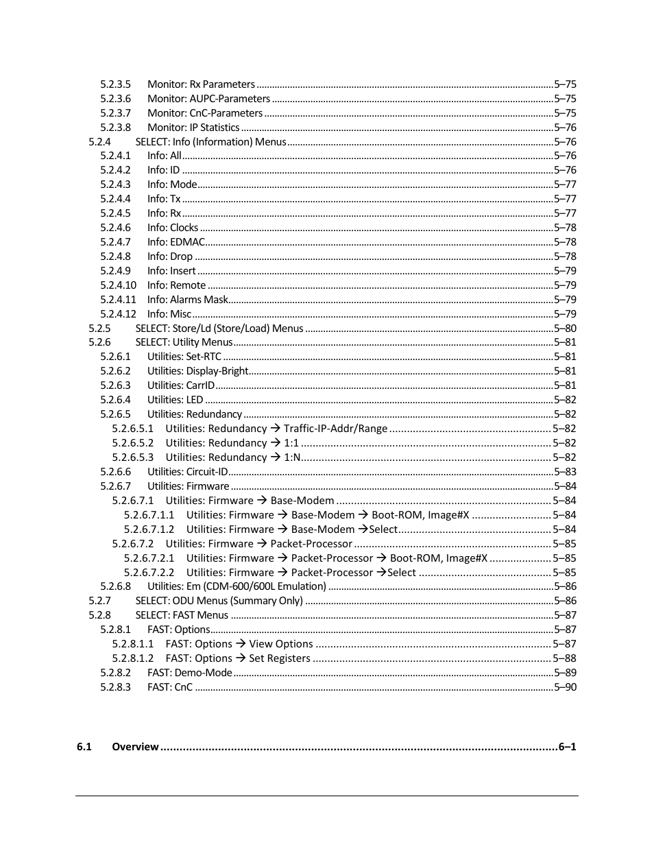 Comtech EF Data CDM-625 User Manual | Page 10 / 684