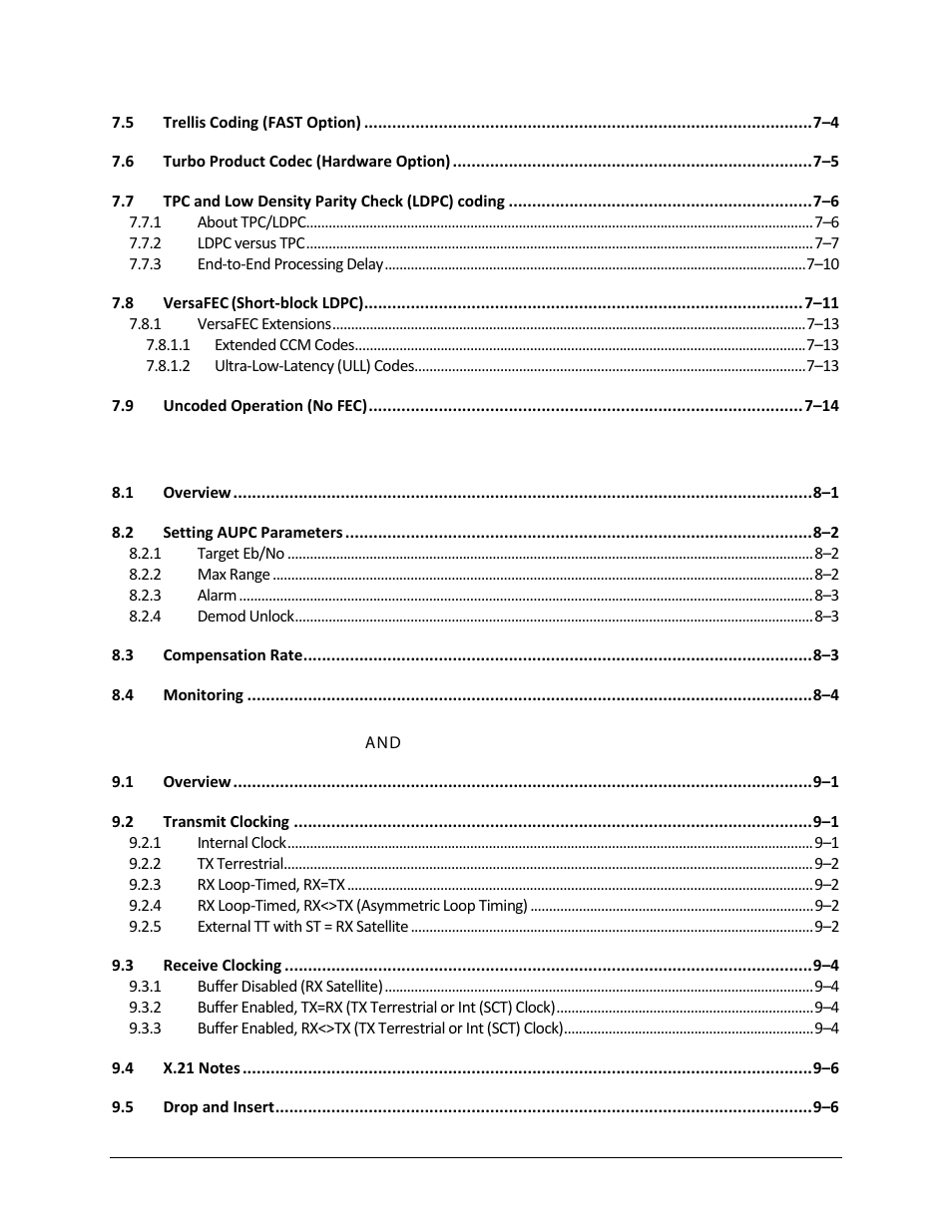 Comtech EF Data CDM-625 User Manual | Page 13 / 684