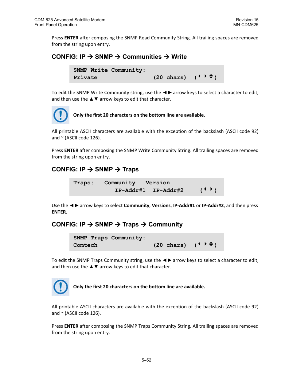 Comtech EF Data CDM-625 User Manual | Page 152 / 684