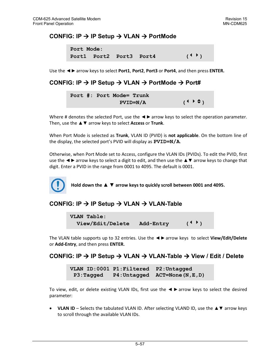 Comtech EF Data CDM-625 User Manual | Page 157 / 684