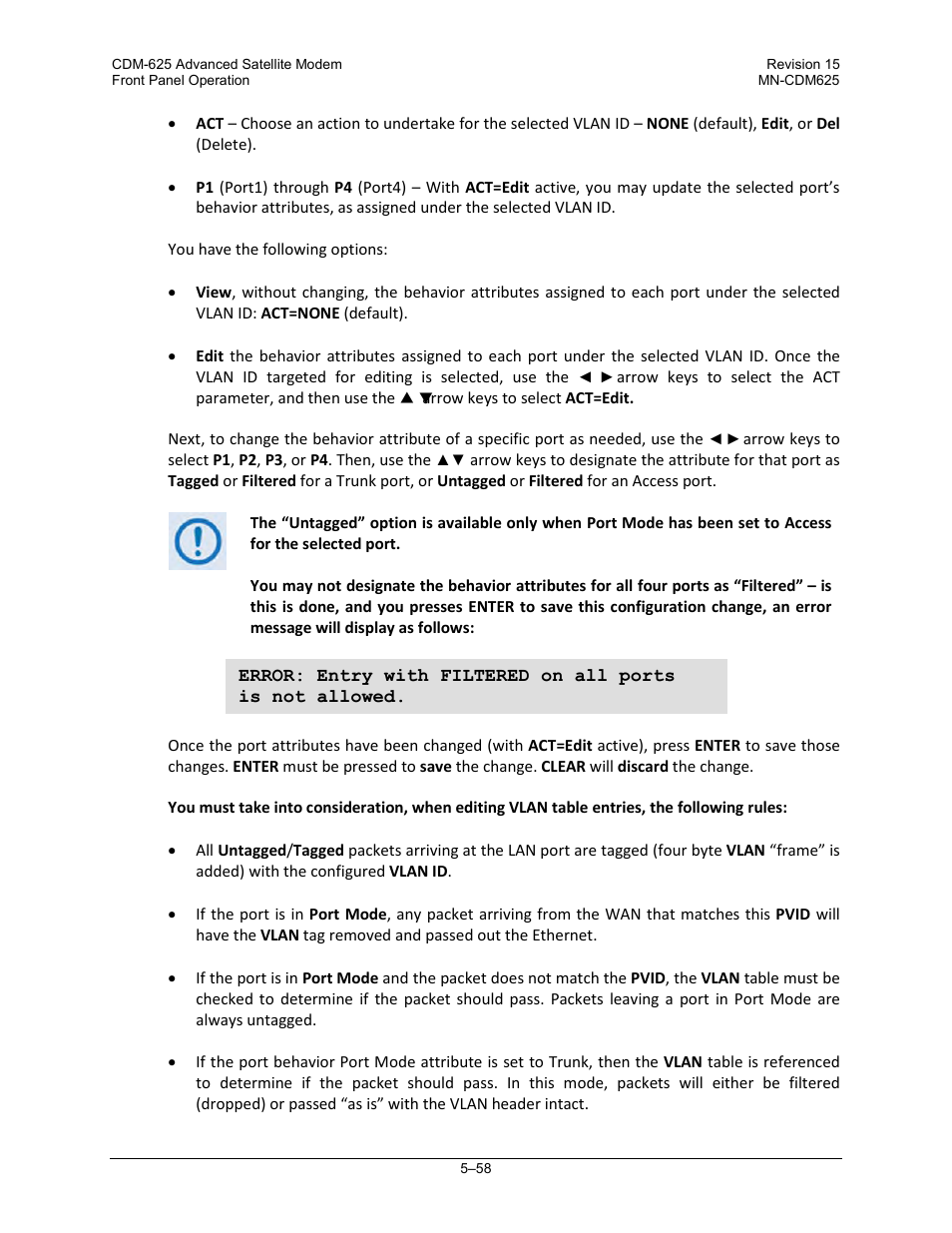 Comtech EF Data CDM-625 User Manual | Page 158 / 684