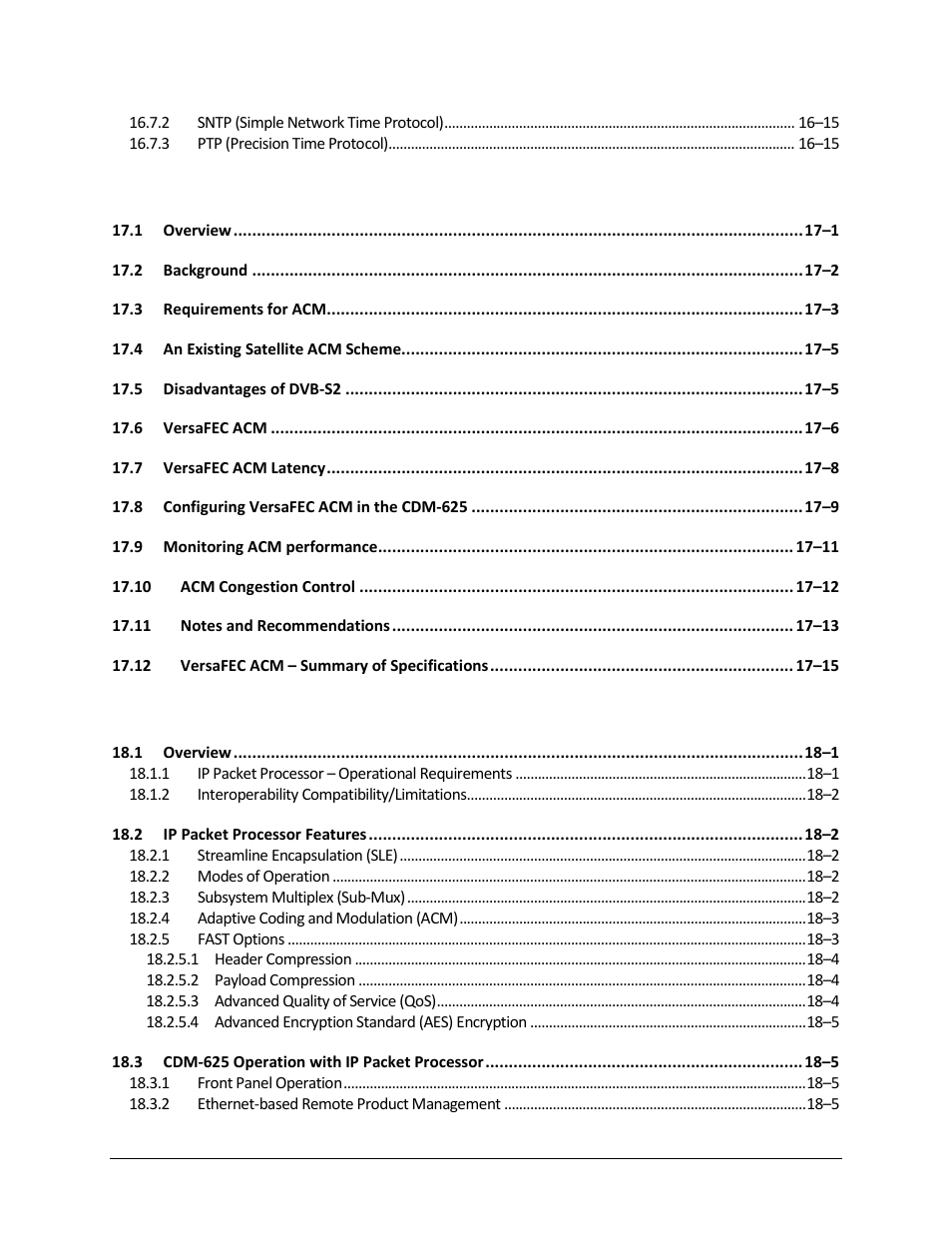 Comtech EF Data CDM-625 User Manual | Page 17 / 684