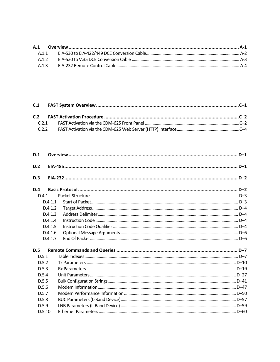 Comtech EF Data CDM-625 User Manual | Page 19 / 684