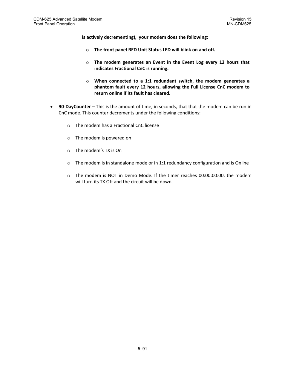 Comtech EF Data CDM-625 User Manual | Page 191 / 684