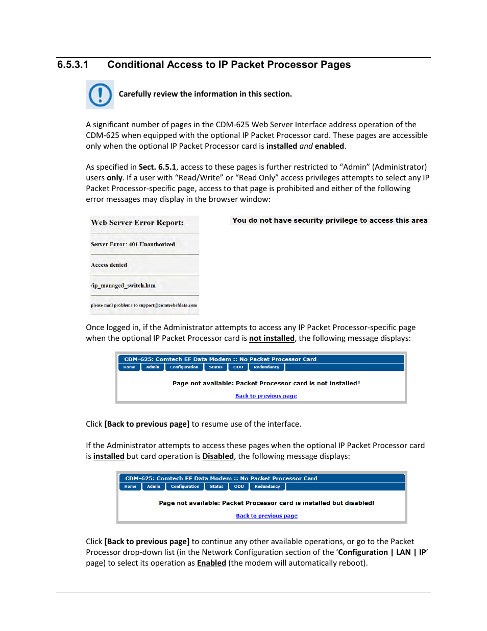 Comtech EF Data CDM-625 User Manual | Page 204 / 684