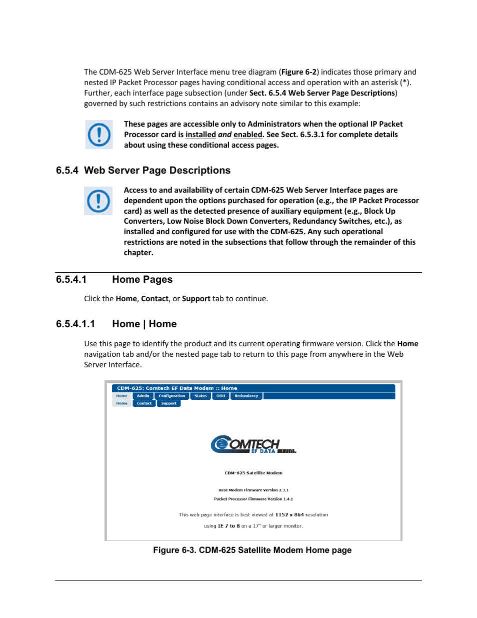 1 home | home | Comtech EF Data CDM-625 User Manual | Page 205 / 684