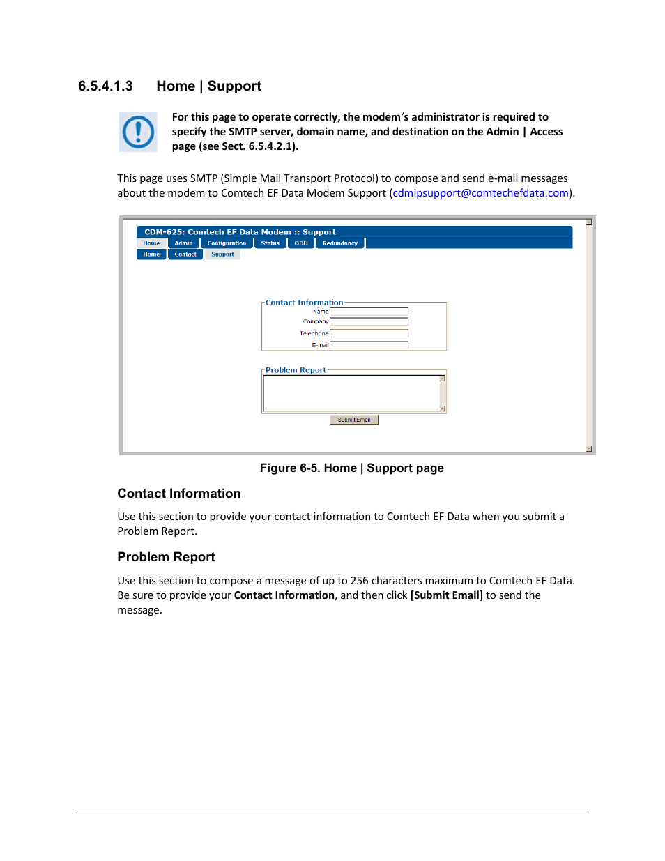 3 home | support | Comtech EF Data CDM-625 User Manual | Page 207 / 684