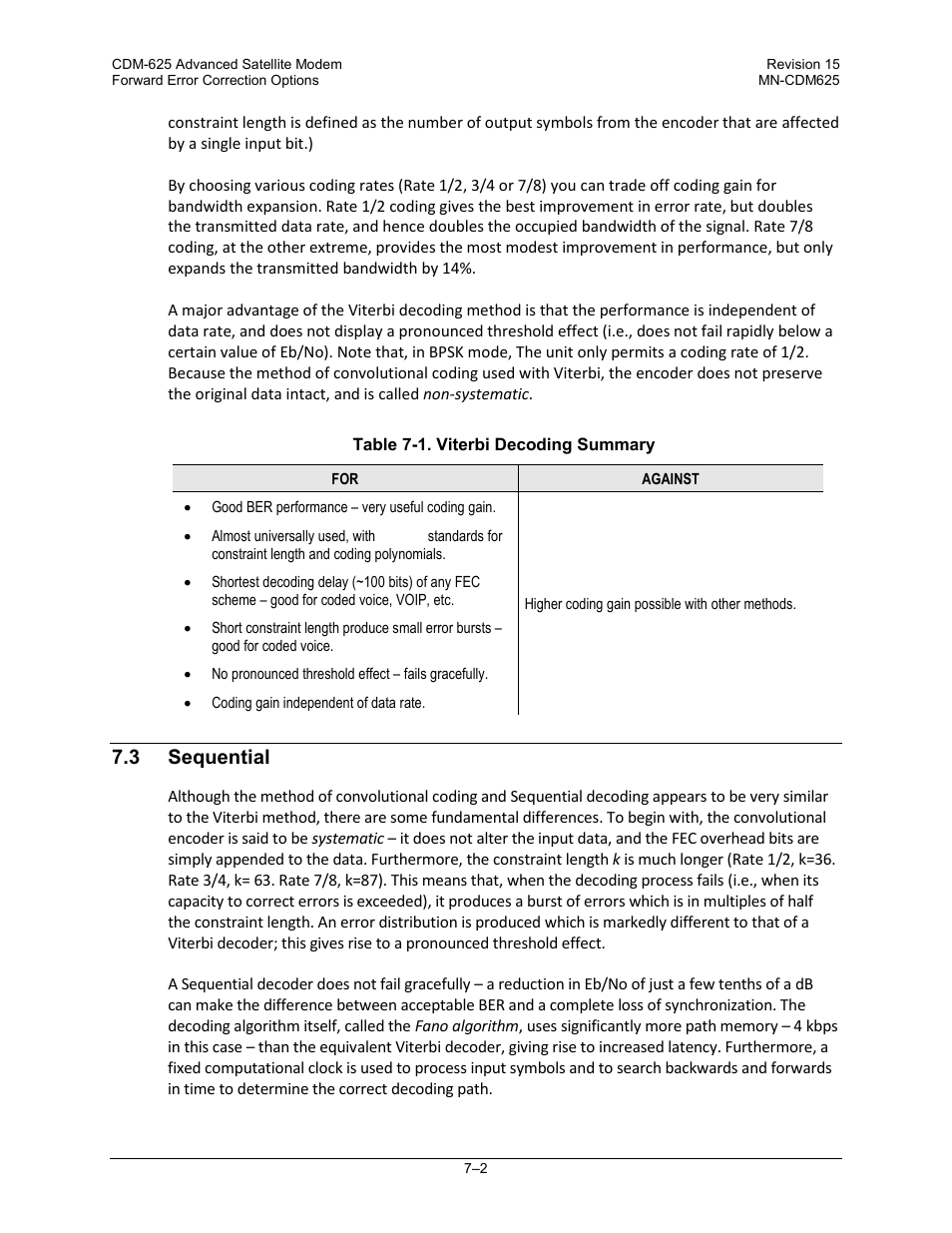 3 sequential | Comtech EF Data CDM-625 User Manual | Page 274 / 684