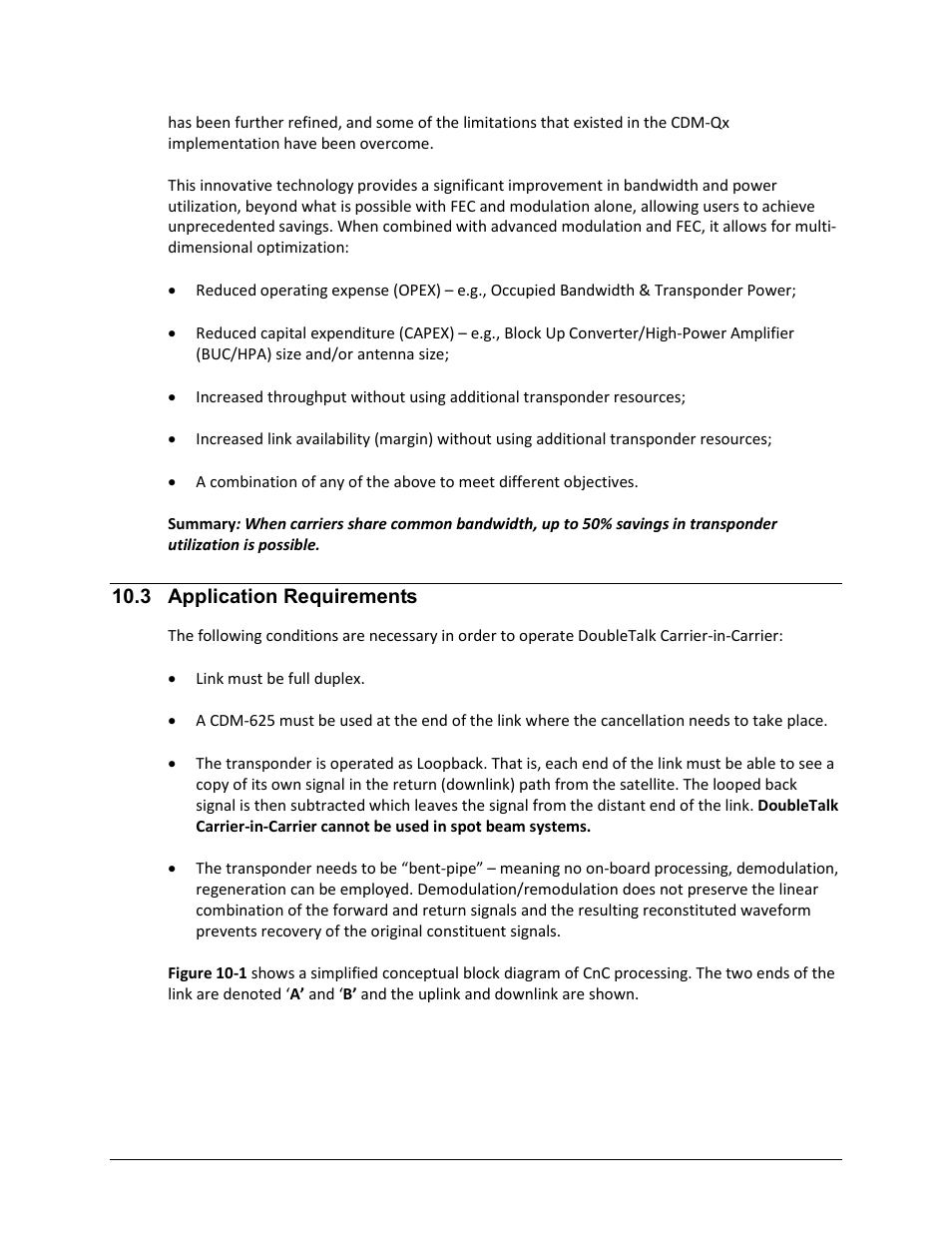 3 application requirements | Comtech EF Data CDM-625 User Manual | Page 332 / 684