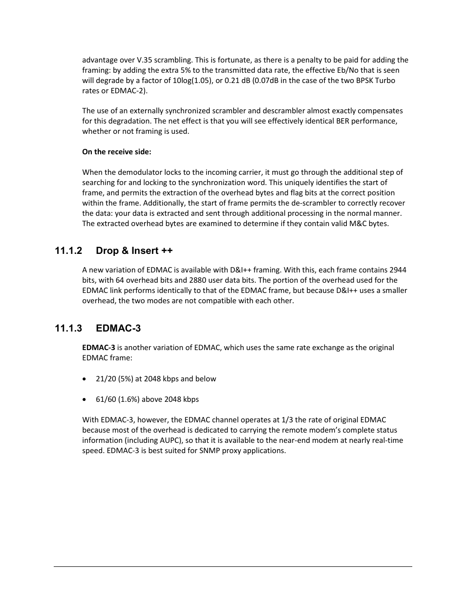 2 drop & insert, 3 edmac-3 | Comtech EF Data CDM-625 User Manual | Page 364 / 684