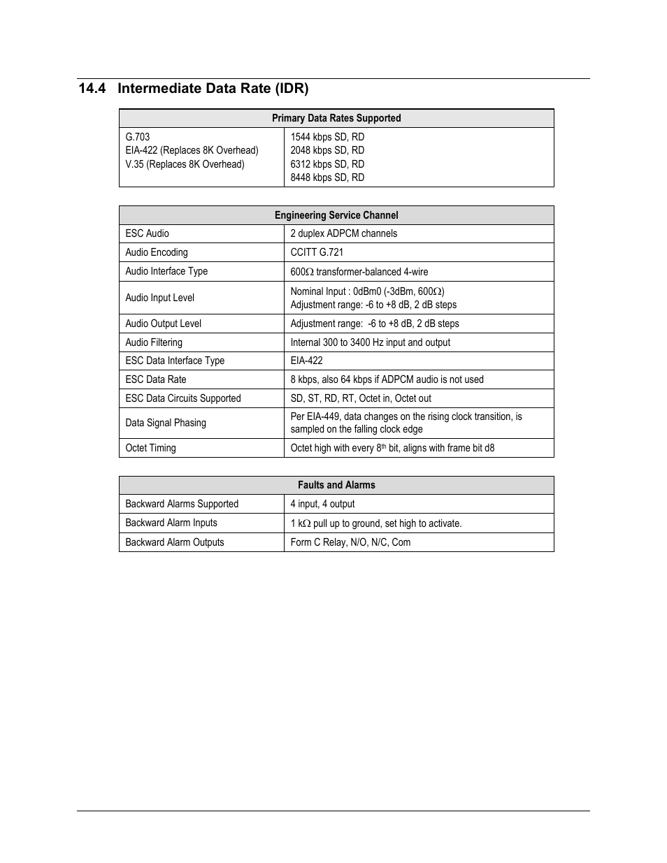 4 intermediate data rate (idr) | Comtech EF Data CDM-625 User Manual | Page 375 / 684