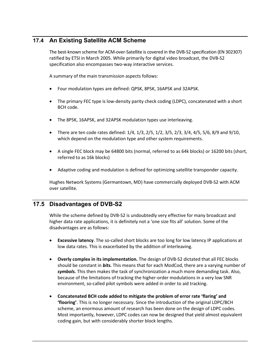 4 an existing satellite acm scheme, 5 disadvantages of dvb-s2 | Comtech EF Data CDM-625 User Manual | Page 401 / 684