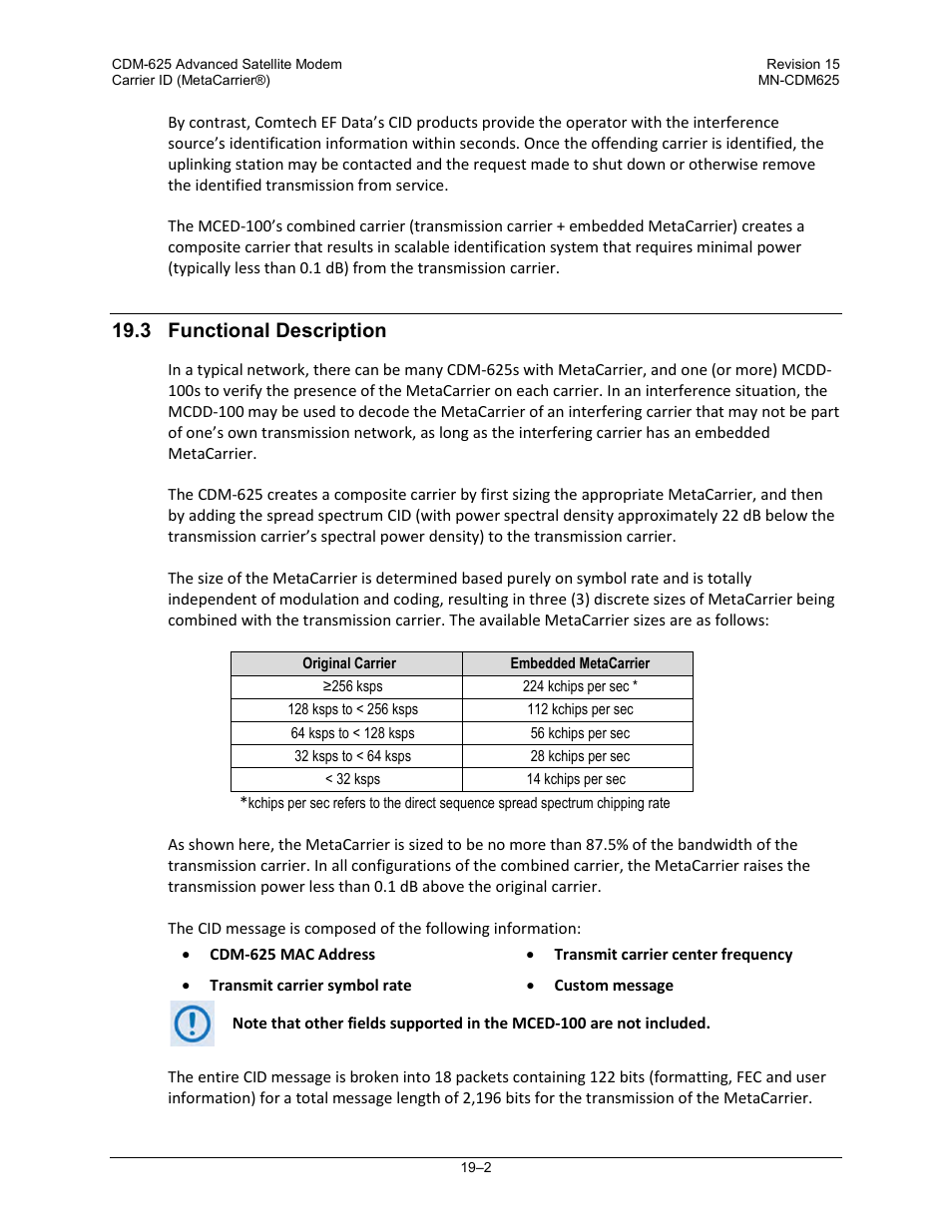 3 functional description | Comtech EF Data CDM-625 User Manual | Page 428 / 684