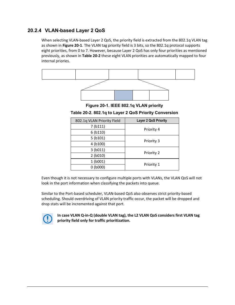 4 vlan-based layer 2 qos | Comtech EF Data CDM-625 User Manual | Page 438 / 684