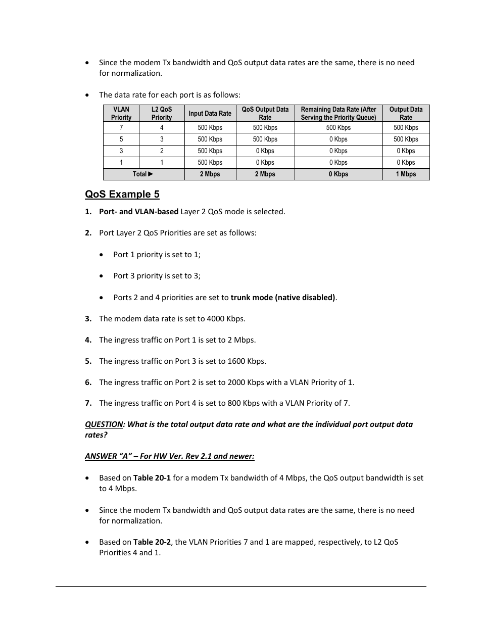 Qos example 5 | Comtech EF Data CDM-625 User Manual | Page 440 / 684