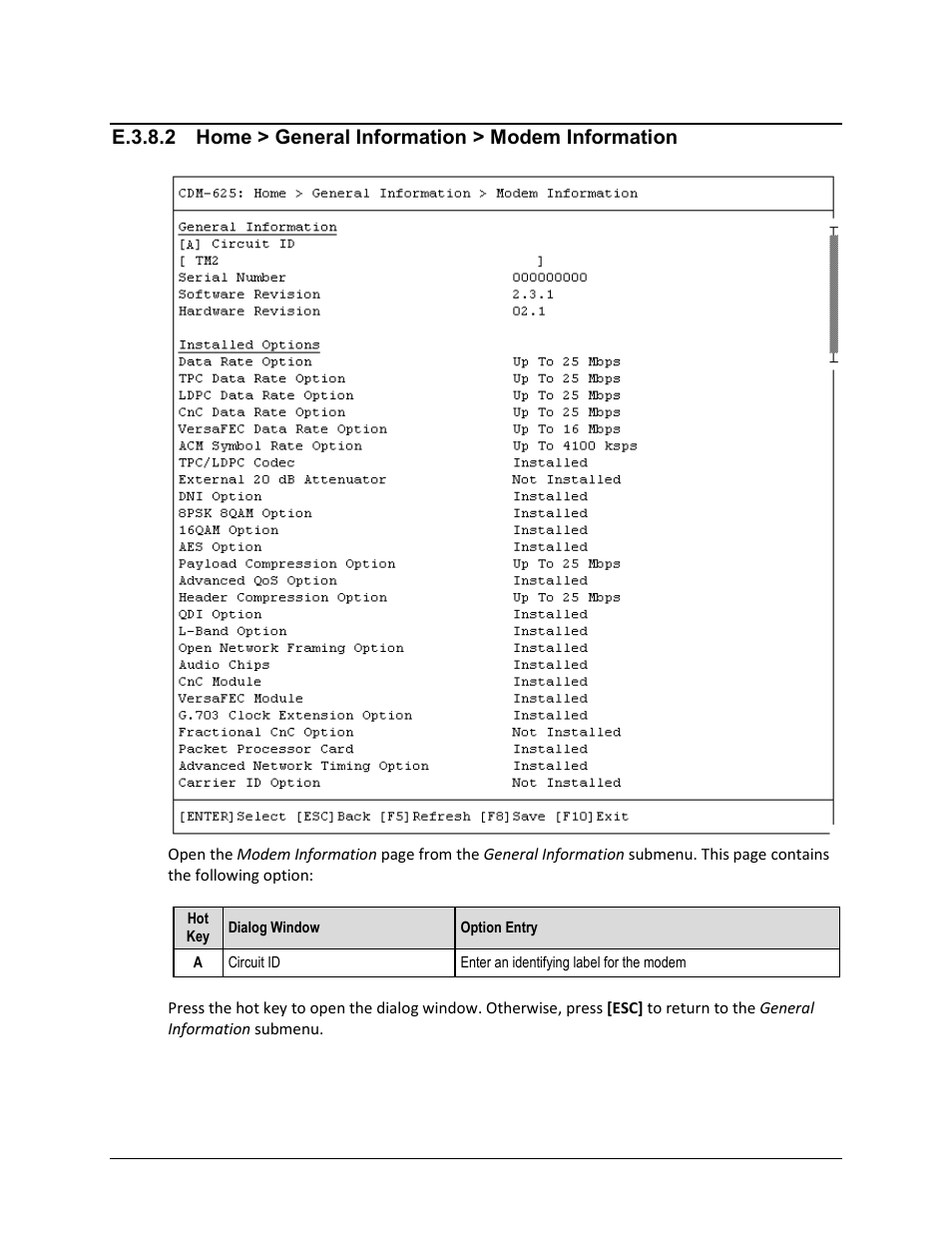 Comtech EF Data CDM-625 User Manual | Page 594 / 684