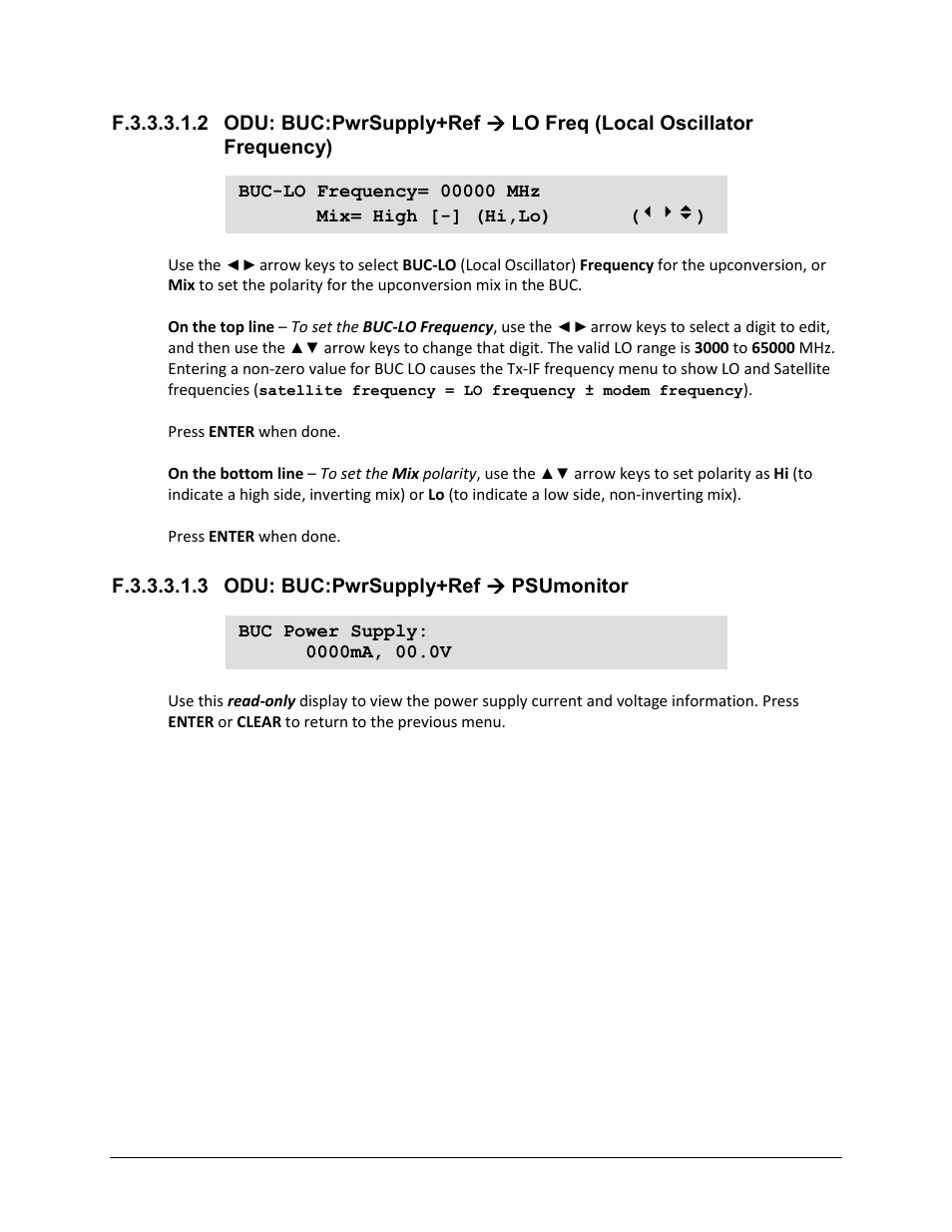 F.3.3.3.1.3 odu: buc:pwrsupply+ref ( psumonitor | Comtech EF Data CDM-625 User Manual | Page 629 / 684