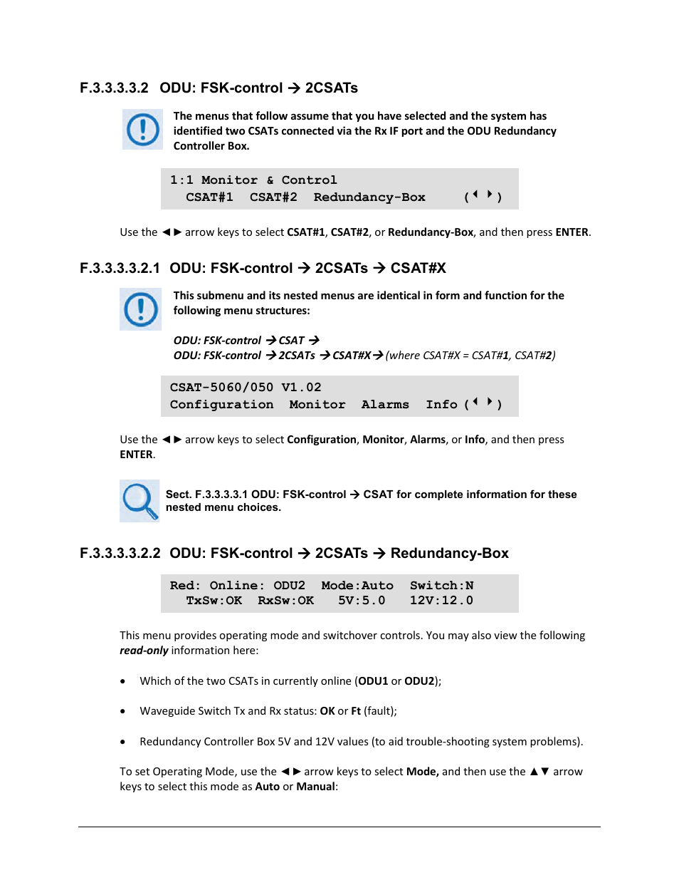 F.3.3.3.3.2 odu: fsk-control ( 2csats, F.3.3.3.3.2.1 odu: fsk-control ( 2csats ( csat#x | Comtech EF Data CDM-625 User Manual | Page 639 / 684