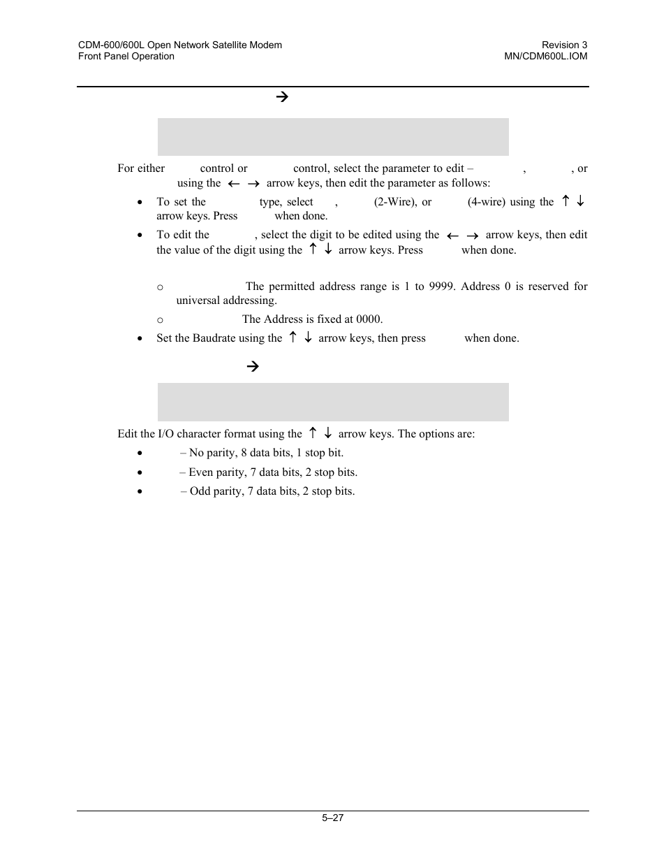 1 config: remote ( local or remote settings | Comtech EF Data CDM-600/600L User Manual | Page 103 / 278