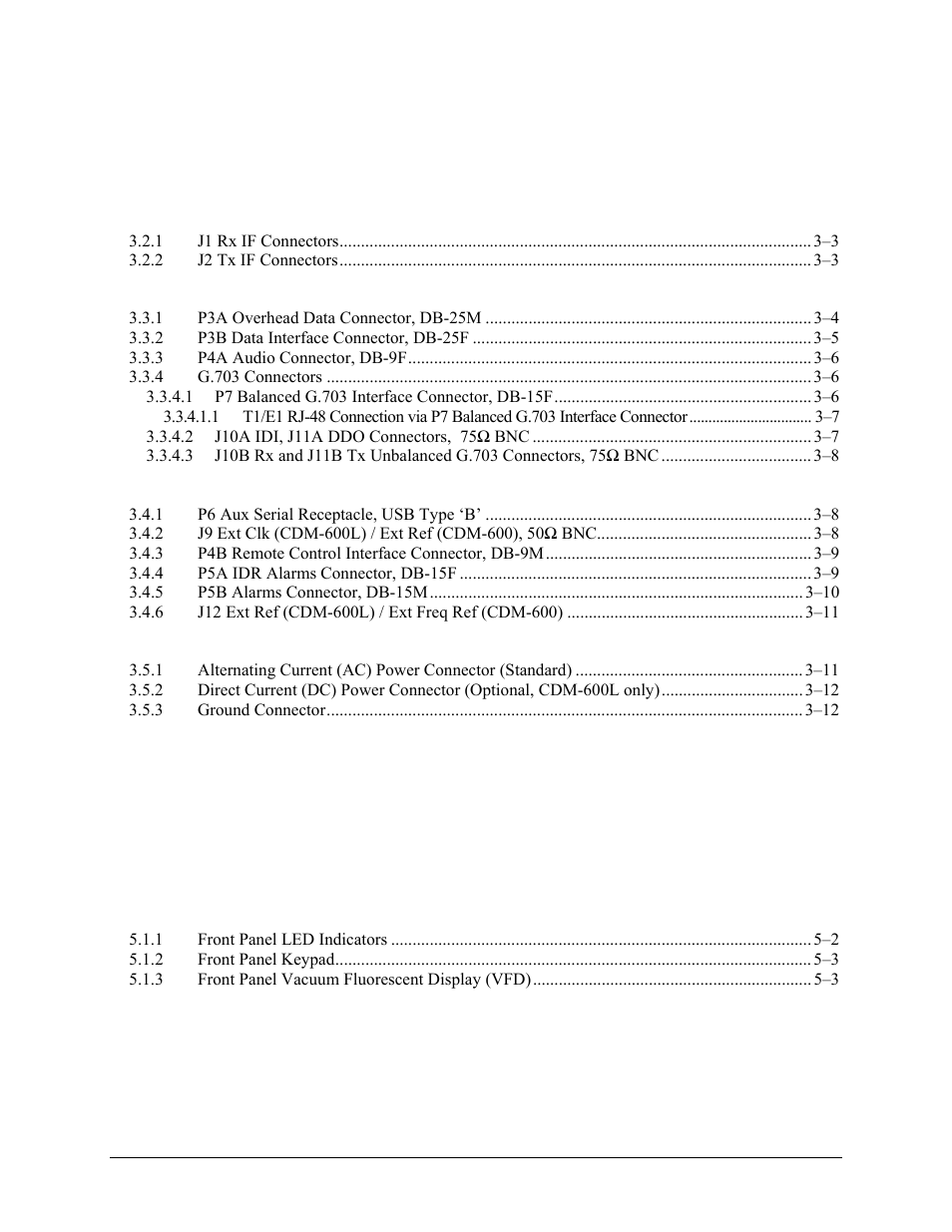 Comtech EF Data CDM-600/600L User Manual | Page 11 / 278
