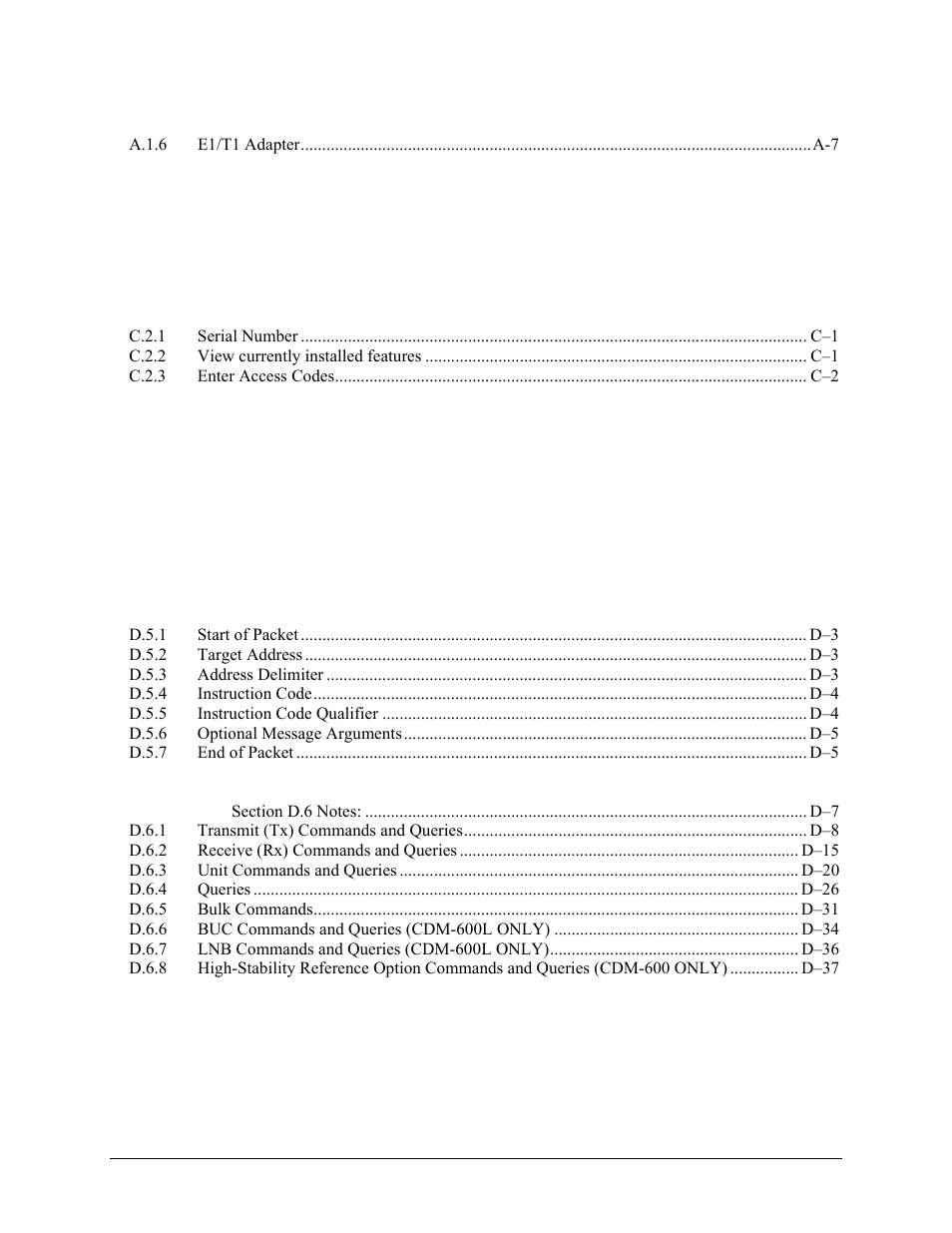 Comtech EF Data CDM-600/600L User Manual | Page 16 / 278