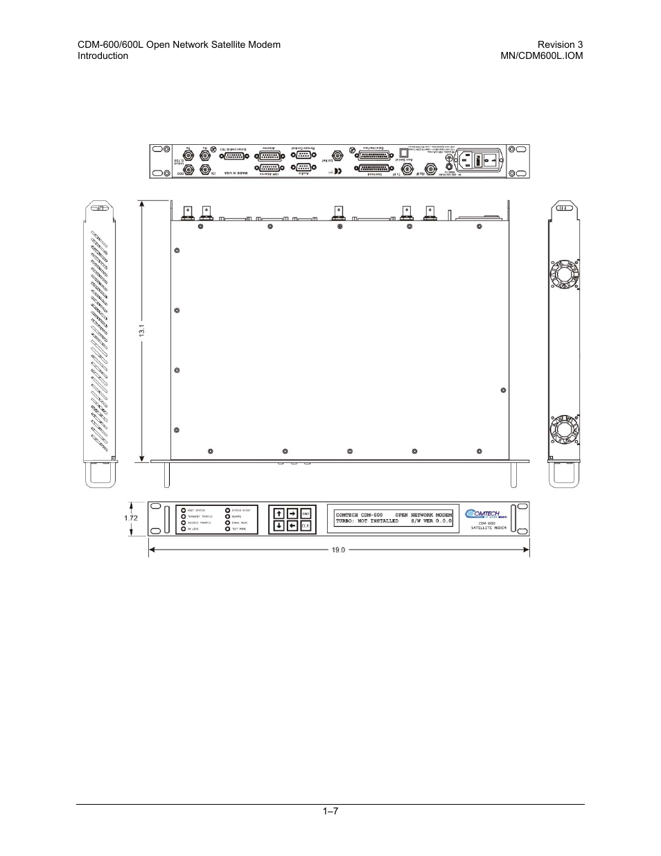 Comtech EF Data CDM-600/600L User Manual | Page 35 / 278