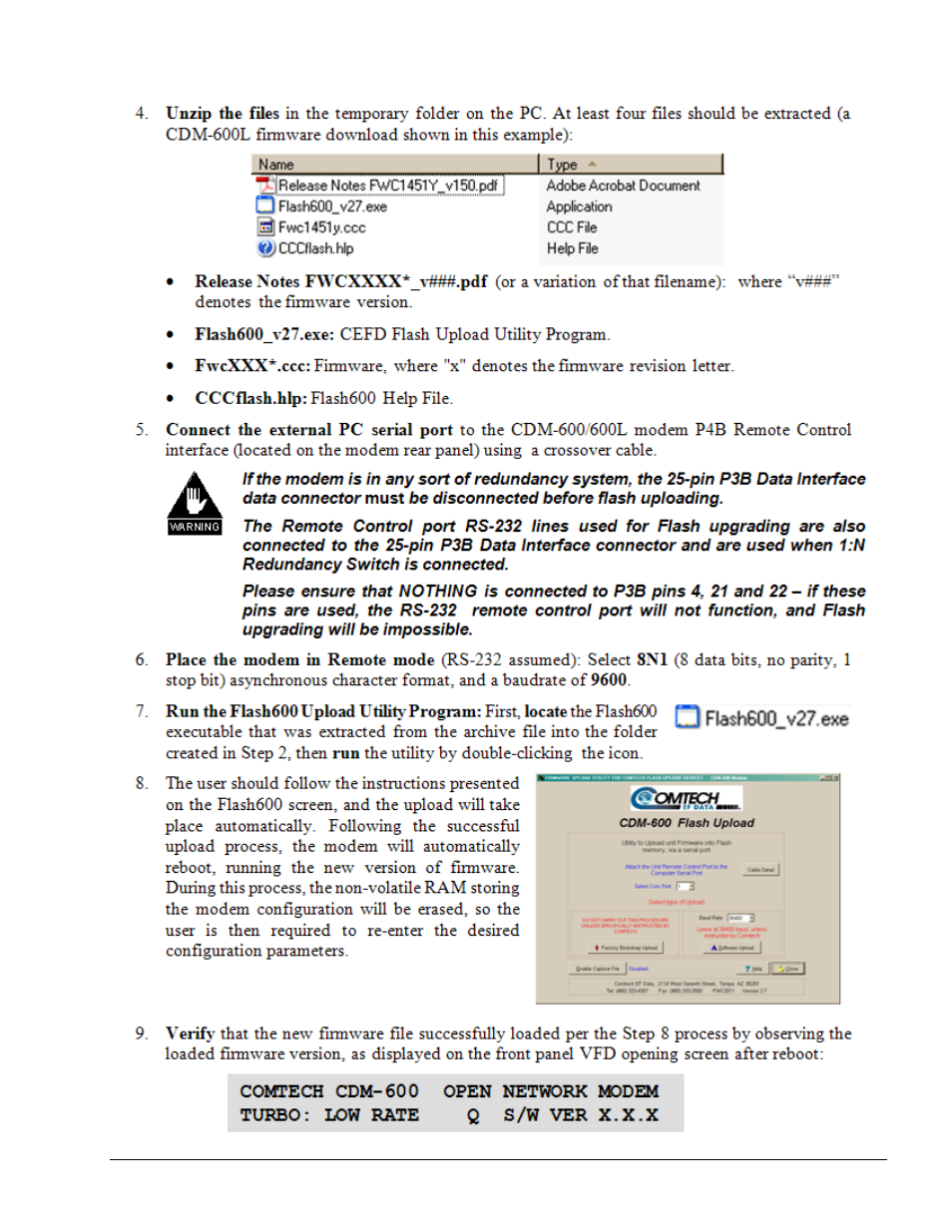 Comtech EF Data CDM-600/600L User Manual | Page 6 / 278