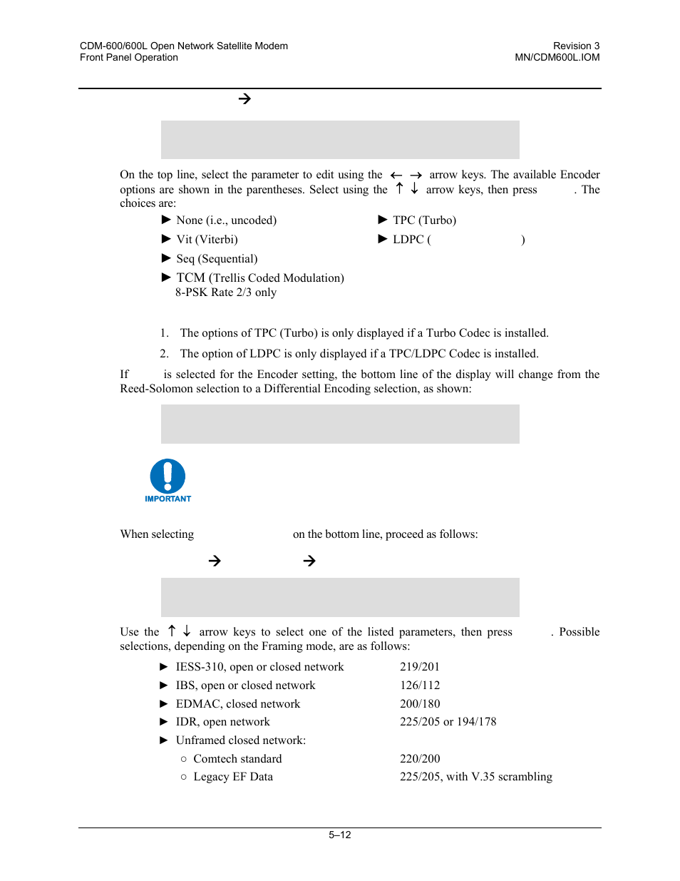 3 config: tx ( encoder | Comtech EF Data CDM-600/600L User Manual | Page 88 / 278