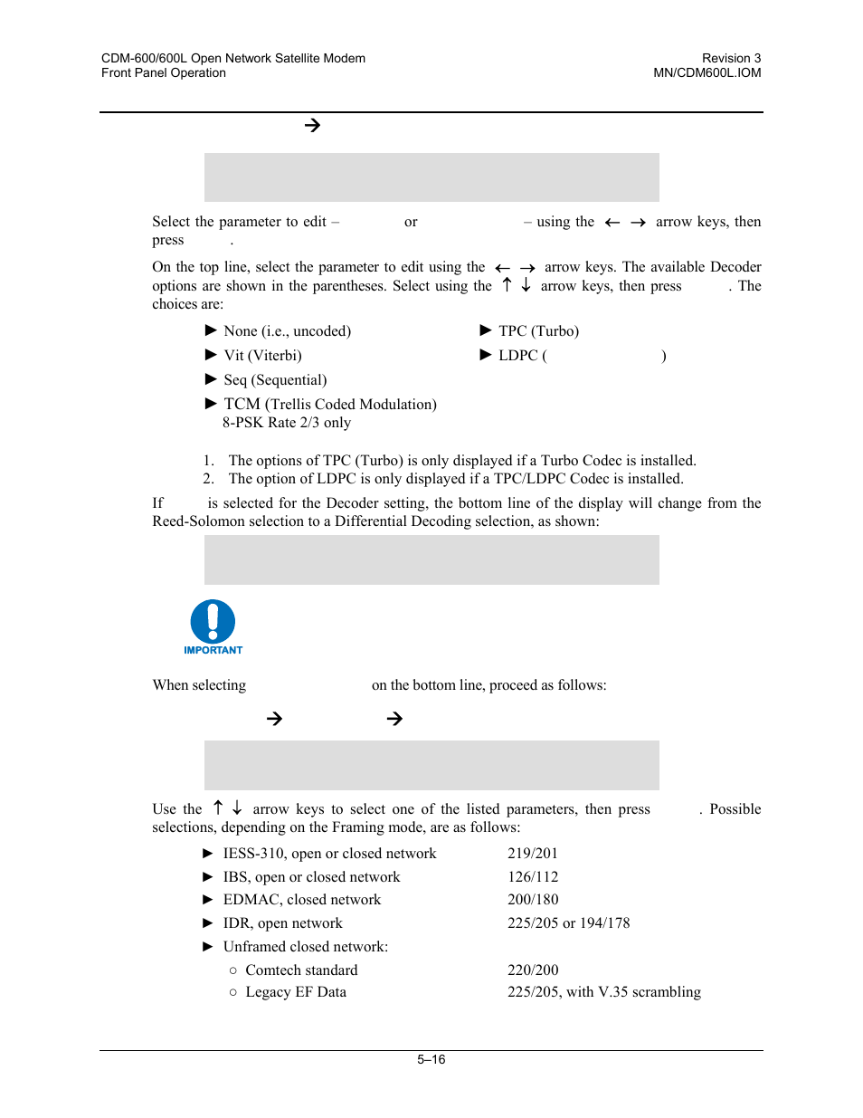 2 config: rx ( decoder | Comtech EF Data CDM-600/600L User Manual | Page 92 / 278