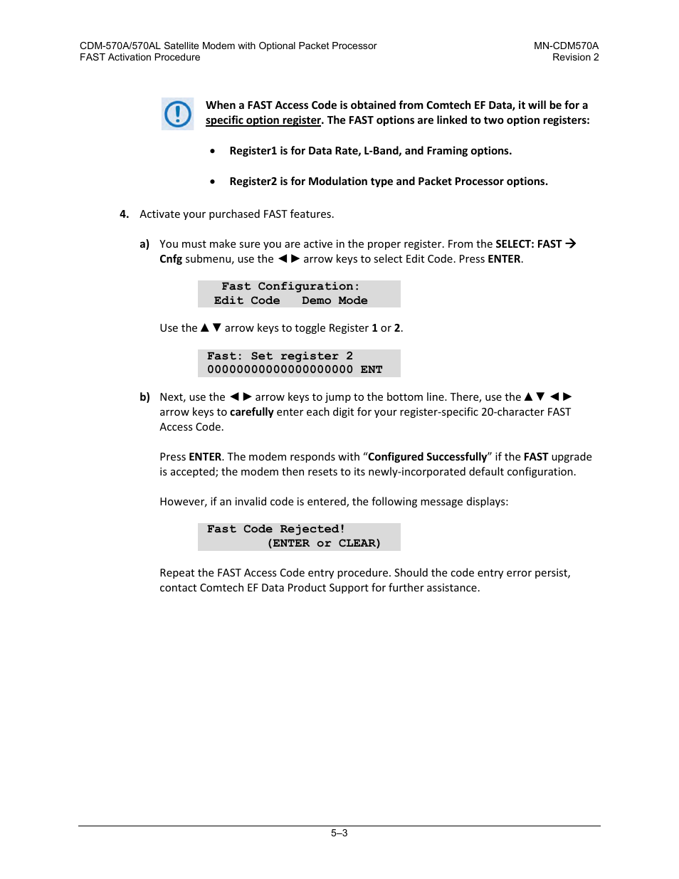 Comtech EF Data CDM-570A User Manual | Page 101 / 618