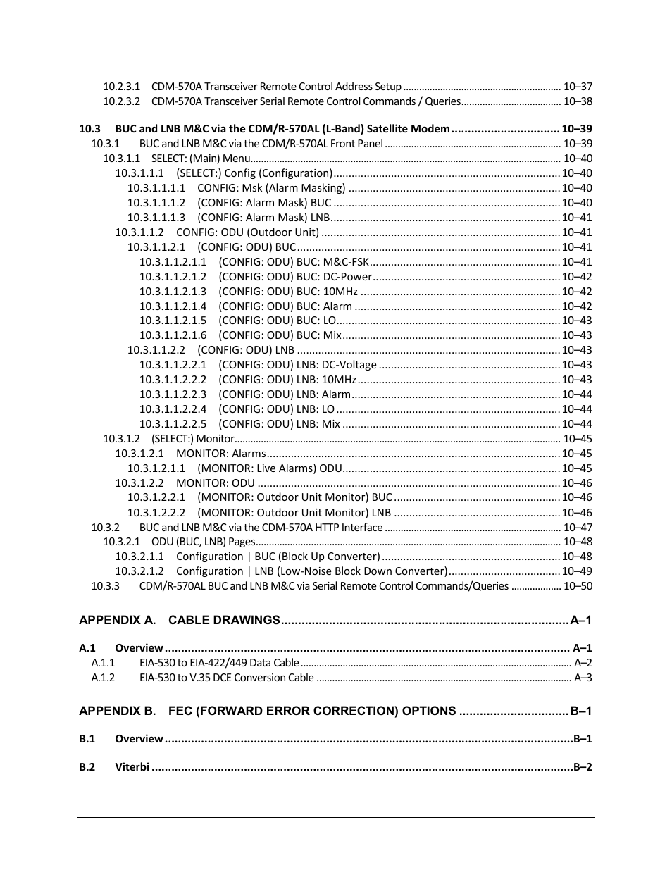 Comtech EF Data CDM-570A User Manual | Page 15 / 618