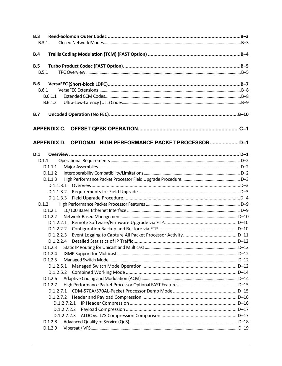 Comtech EF Data CDM-570A User Manual | Page 16 / 618