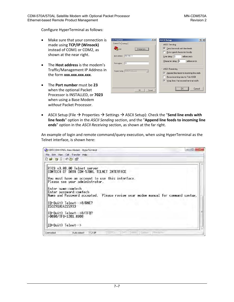 Comtech EF Data CDM-570A User Manual | Page 175 / 618