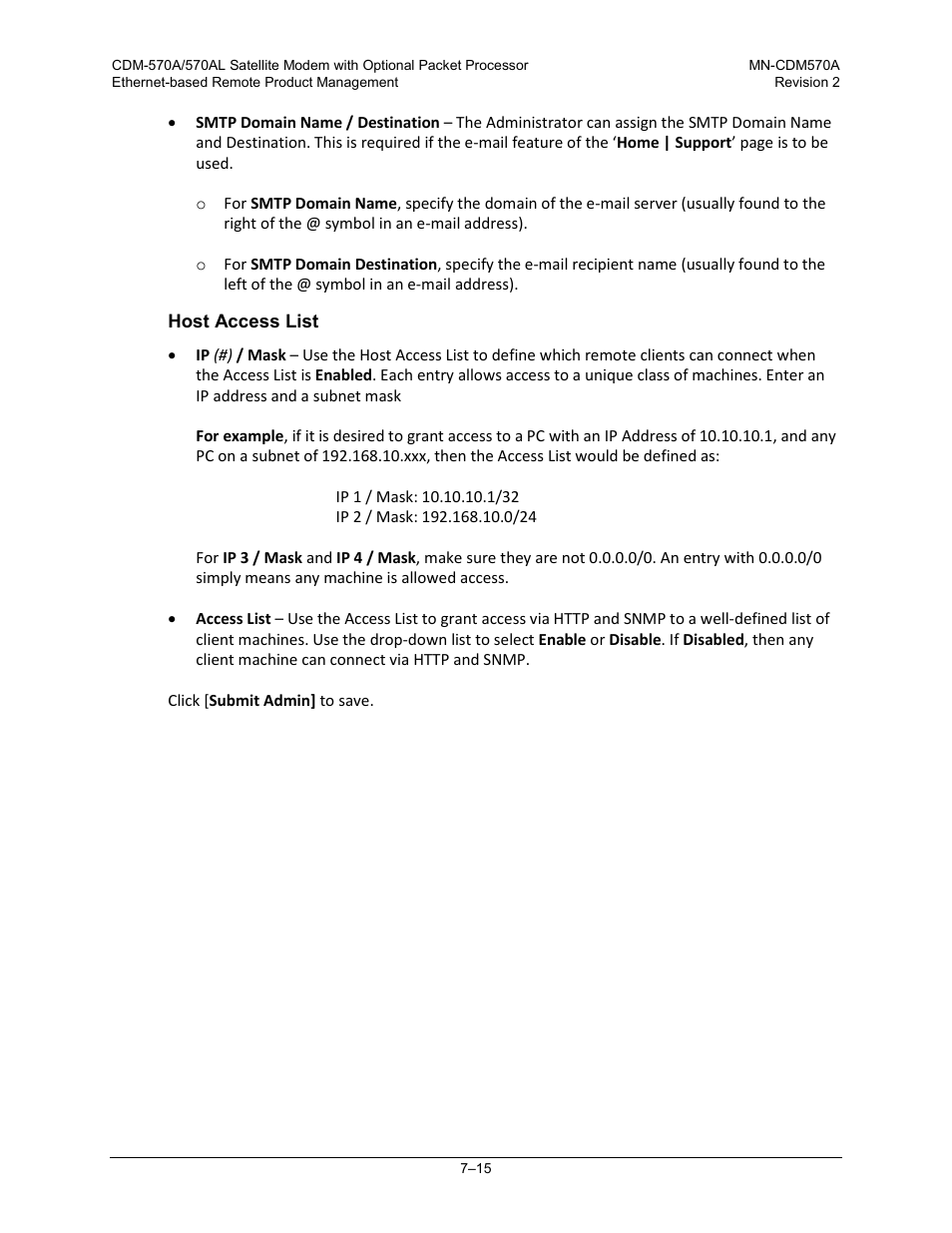 Comtech EF Data CDM-570A User Manual | Page 183 / 618